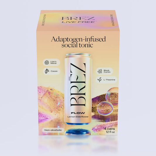 BRĒZ - Flow (Adaptogen Infused Social Tonic)