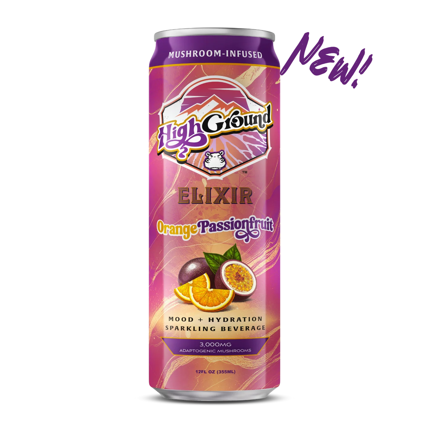 High Ground Elixir – Orange Passionfruit