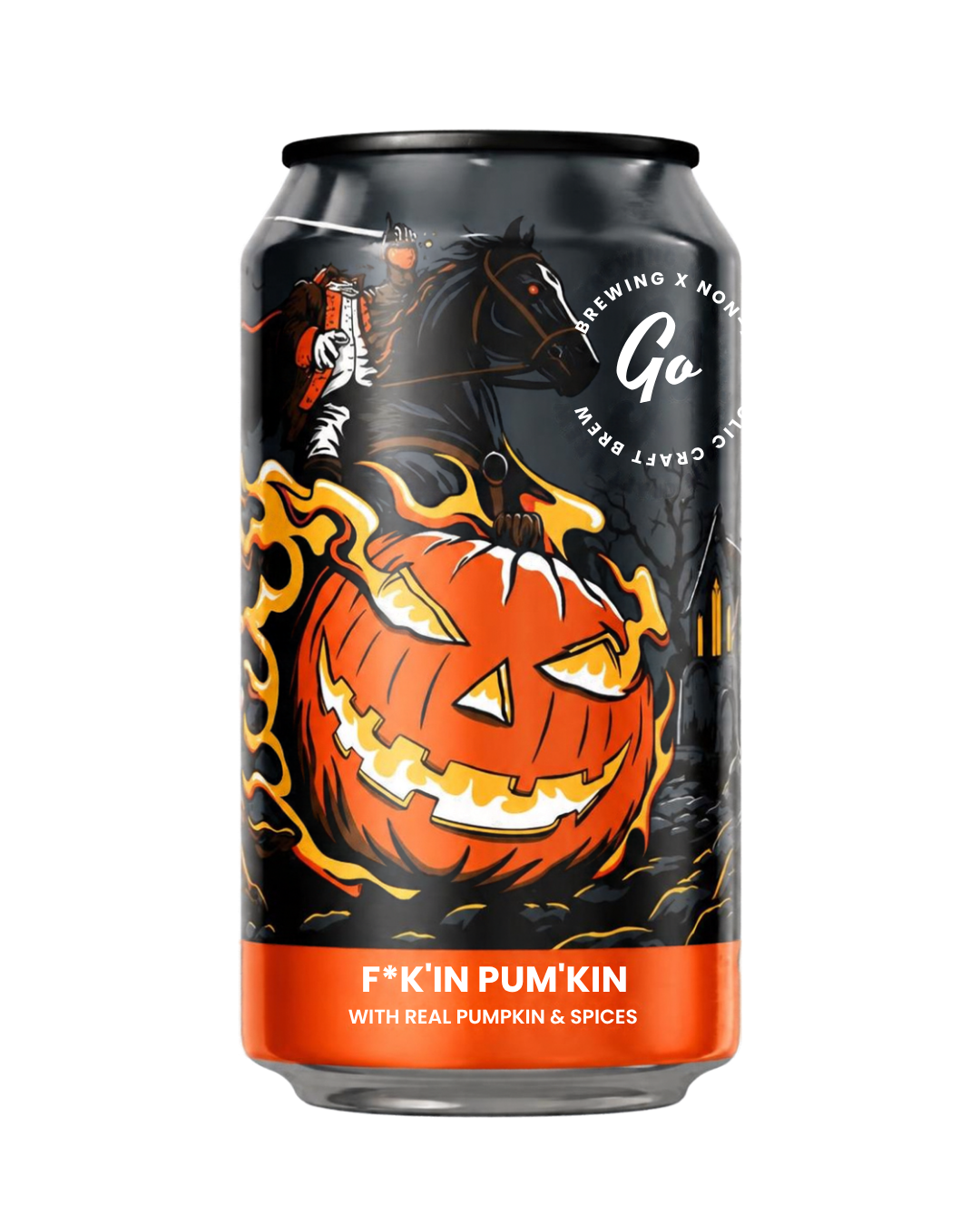 Go Brewing F*k'in Pum'kin Non-Alcoholic Pumpkin Ale