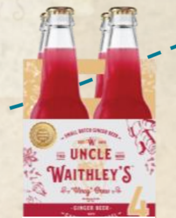 Uncle Waithley's - Sorrel Ginger Beer (4-Pack)