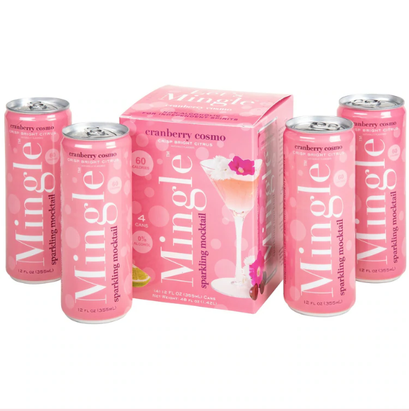 Mingle - Sparkling Mocktails in Multiple Varieties (4-Pack)
