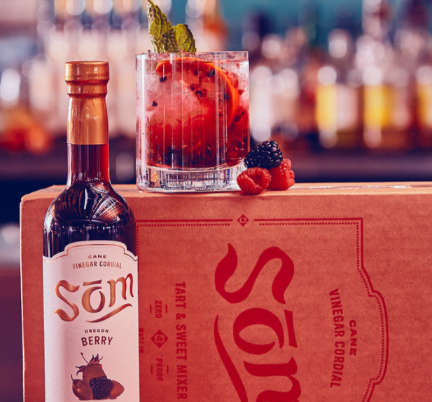 Som Cane Vinegar Cordials in Multiple Varieties