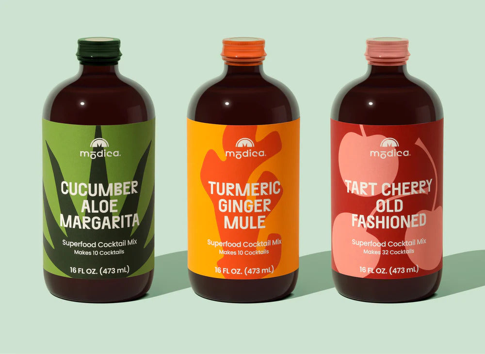 Modica Superfood Cocktail Mixers in Multiple Varieties