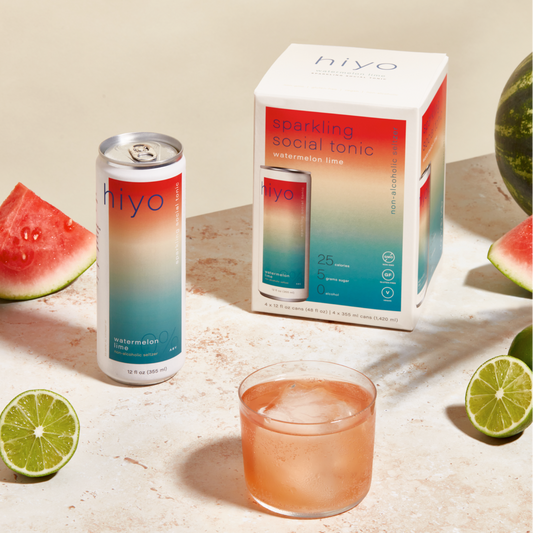 Hiyo Sparkling Social Tonics - Watermelon Lime